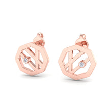 Load image into Gallery viewer, OX + AZ - Octagon Designed Earrings
