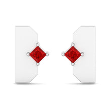 Load image into Gallery viewer, Variants – The Ruby Effect – Sole Earrings
