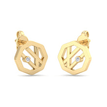 Load image into Gallery viewer, OX + AZ - Octagon Designed Earrings
