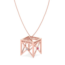 Load image into Gallery viewer, The HJ - Cube Pendant
