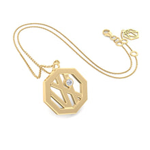 Load image into Gallery viewer, OX + AZ - Octagon Designed Pendent
