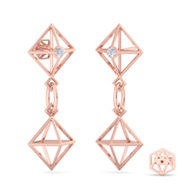 Load image into Gallery viewer, IH Collection - Dino Line - Dos Prism Earring
