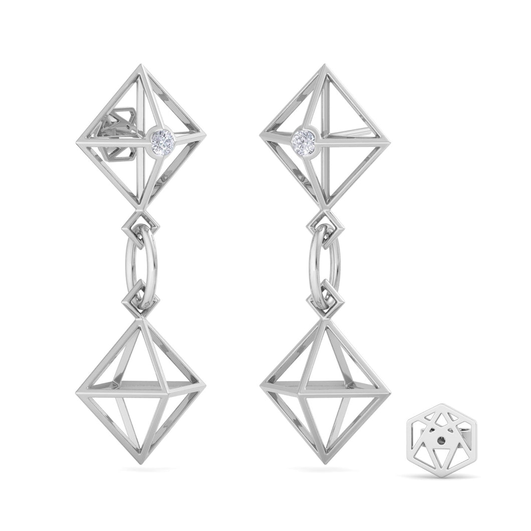 IH Collection - Dino Line - Dos Prism Earring