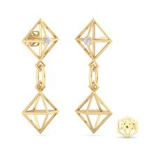 Load image into Gallery viewer, IH Collection - Dino Line - Dos Prism Earring
